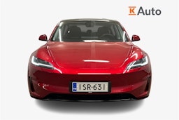 punainen Tesla Model 3 2024 kuva 4.