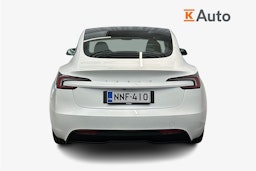 valkoinen Tesla Model 3 2024 kuva 3.