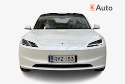 valkoinen Tesla Model 3 2024 kuva 4.