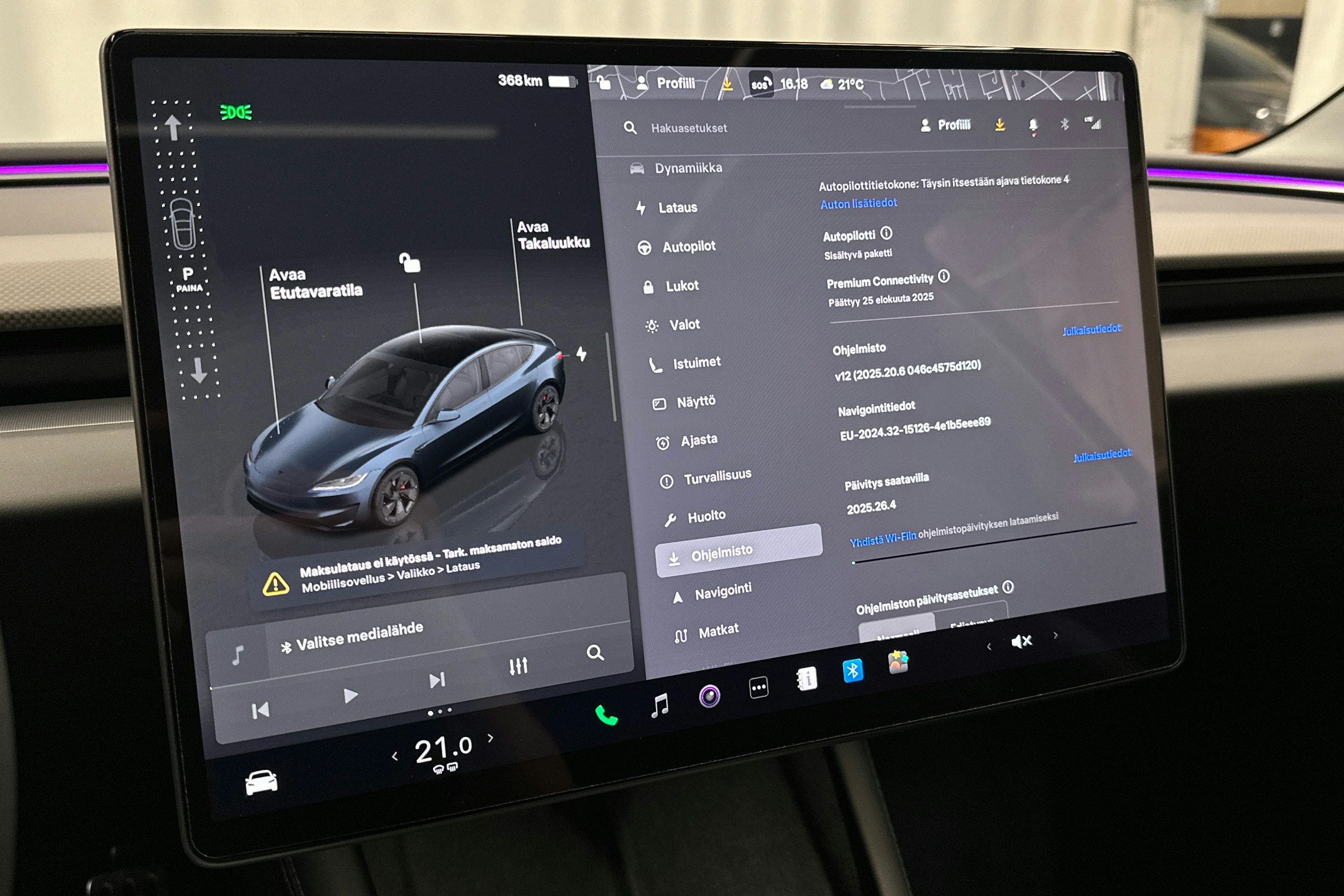 harmaa Tesla Model 3 2024 kuva 27.