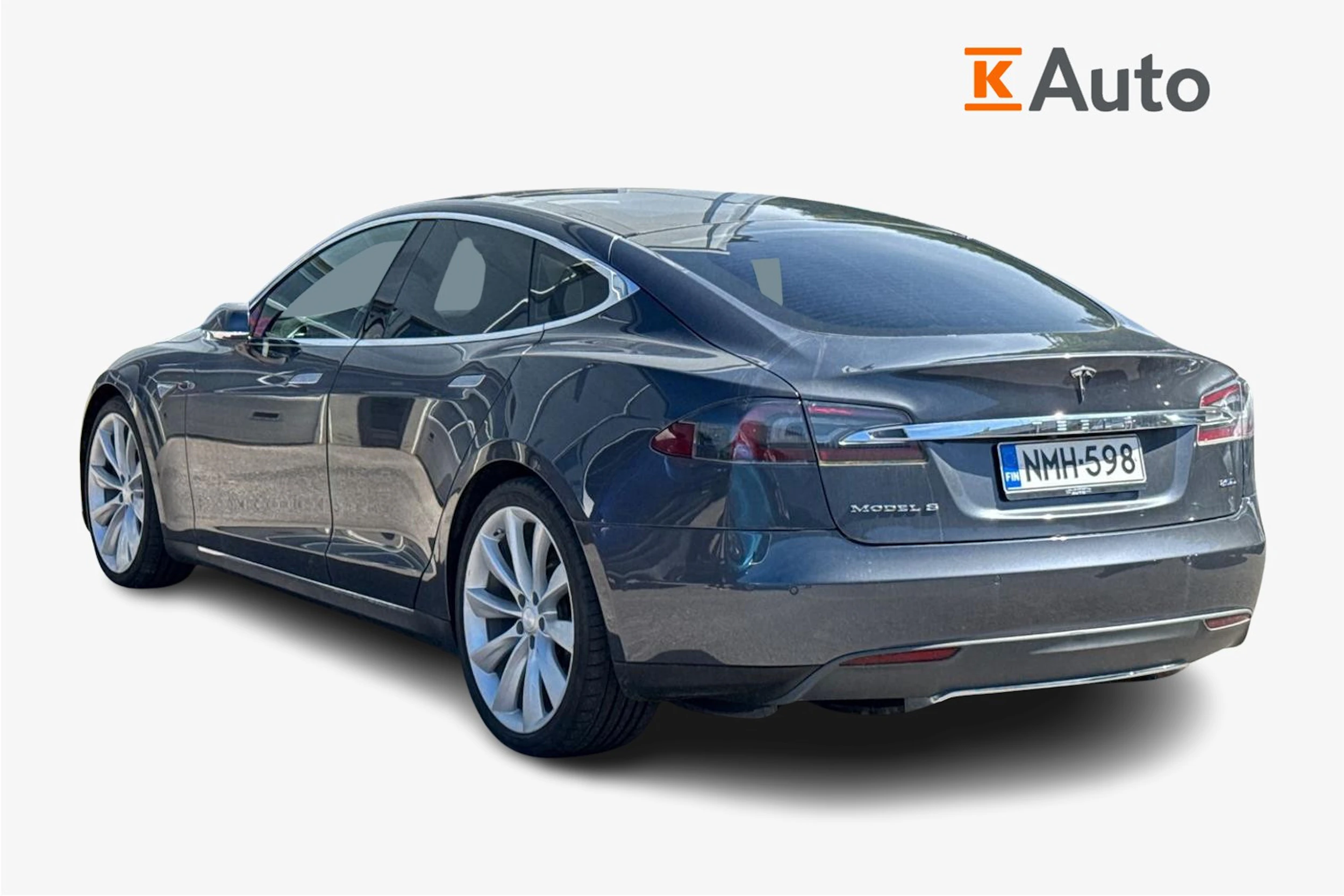 harmaa Tesla Model S 2015 kuva 2.