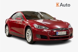 punainen Tesla Model S 2015 kuva 1.