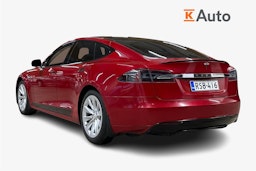 punainen Tesla Model S 2015 kuva 2.