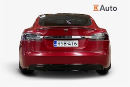 punainen Tesla Model S 2015 kuva 3.