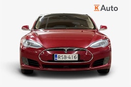 punainen Tesla Model S 2015 kuva 5.