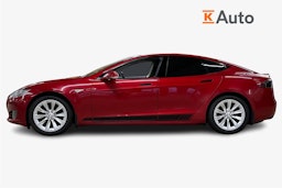 punainen Tesla Model S 2015 kuva 6.