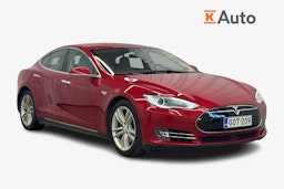 punainen Tesla Model S 2016 kuva 1.
