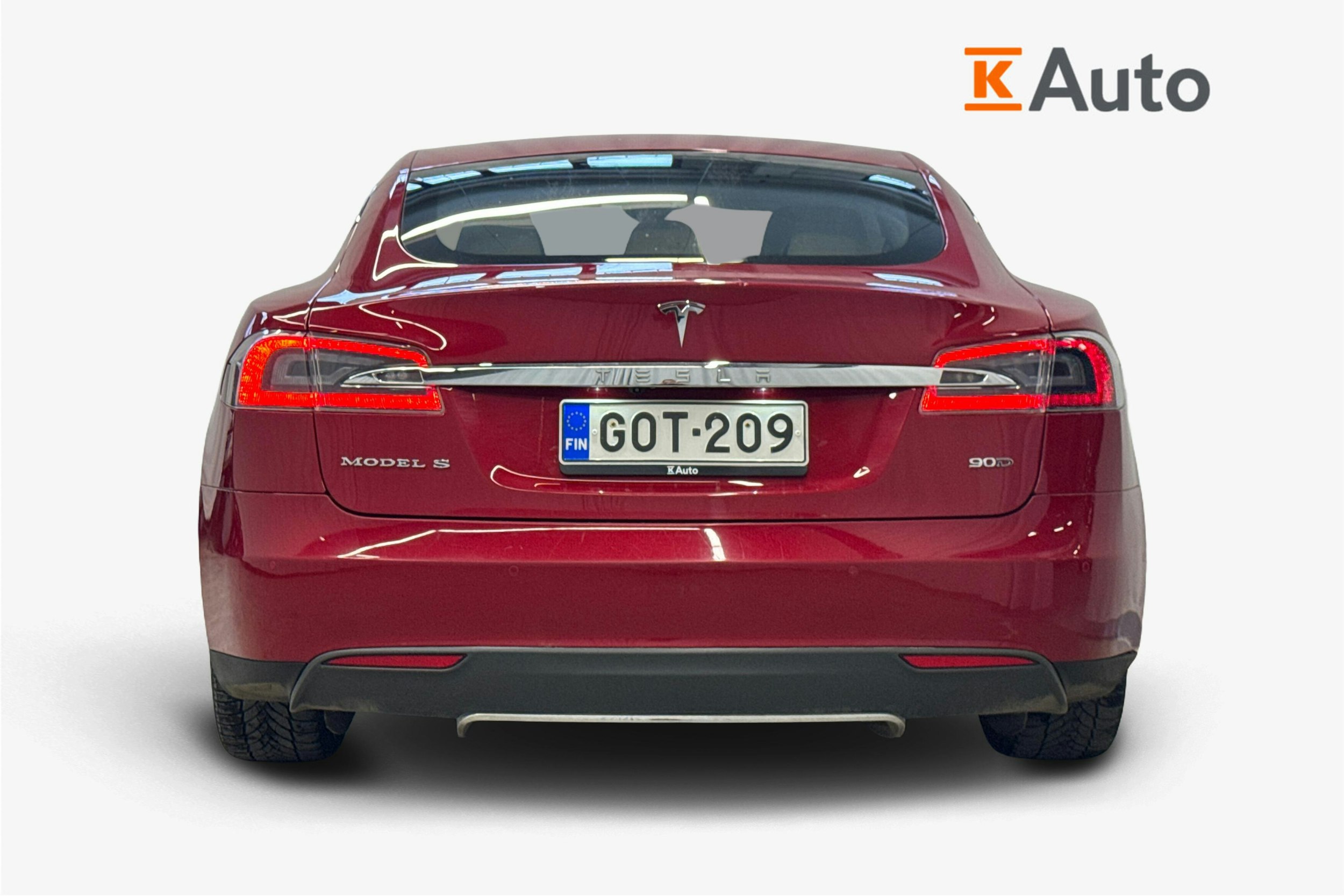 punainen Tesla Model S 2016 kuva 3.