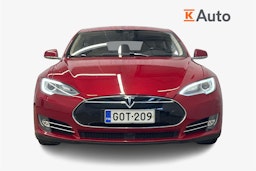 punainen Tesla Model S 2016 kuva 5.
