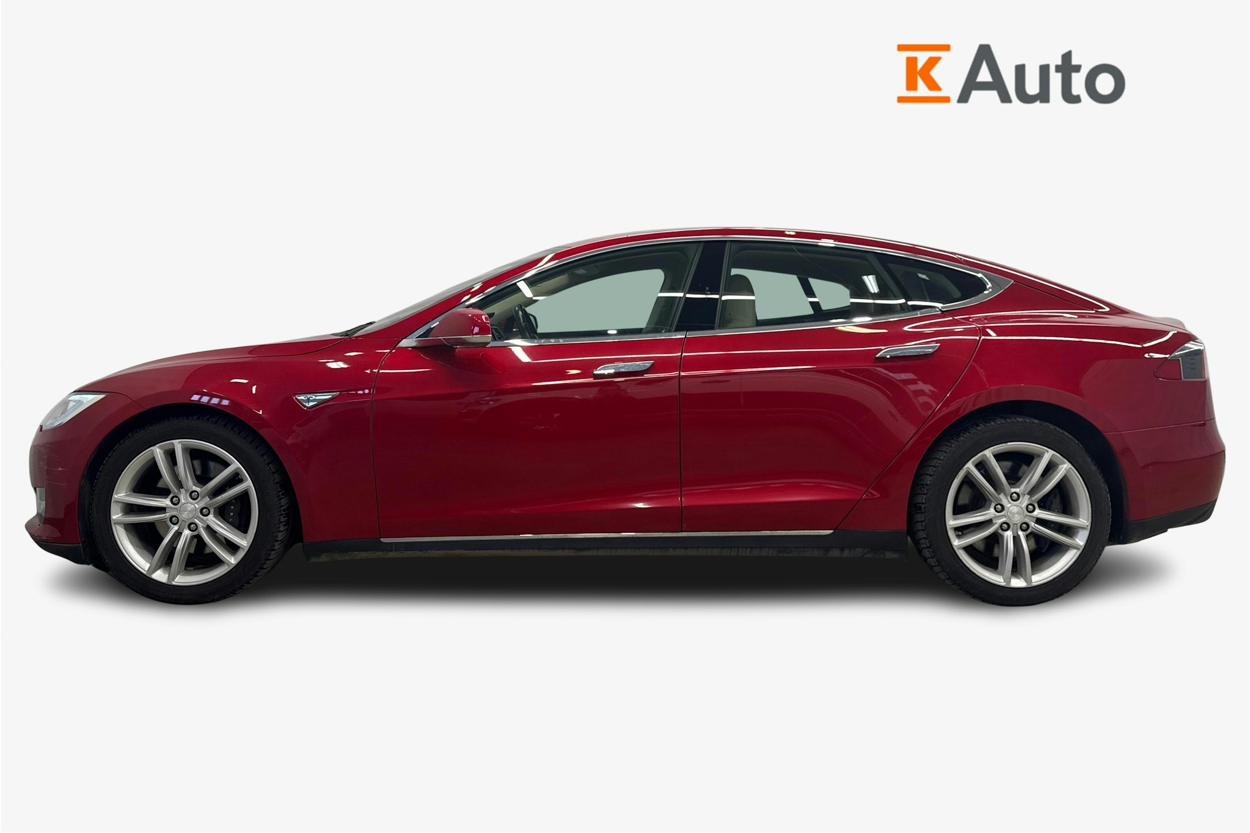 punainen Tesla Model S 2016 kuva 6.
