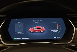 punainen Tesla Model S 2016 kuva 16.
