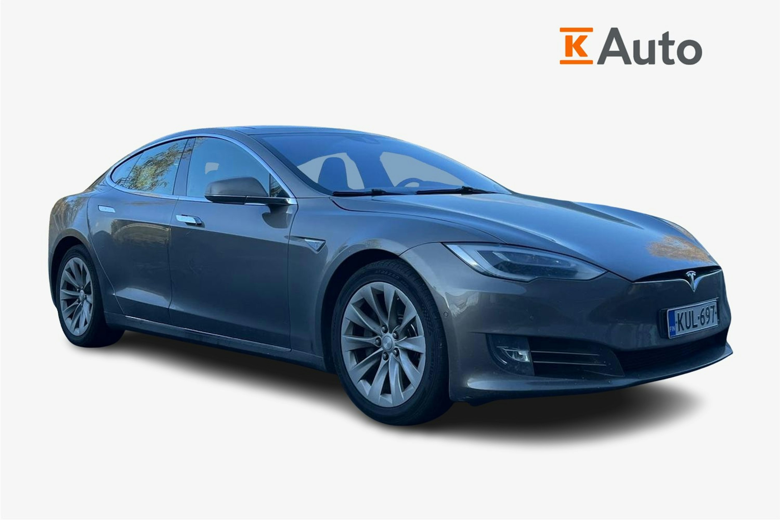 harmaa Tesla Model S 2016 kuva 1.