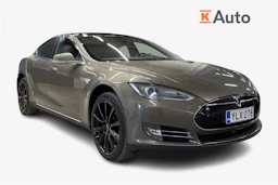 ruskea (beige) Tesla Model S 2016 kuva 1.