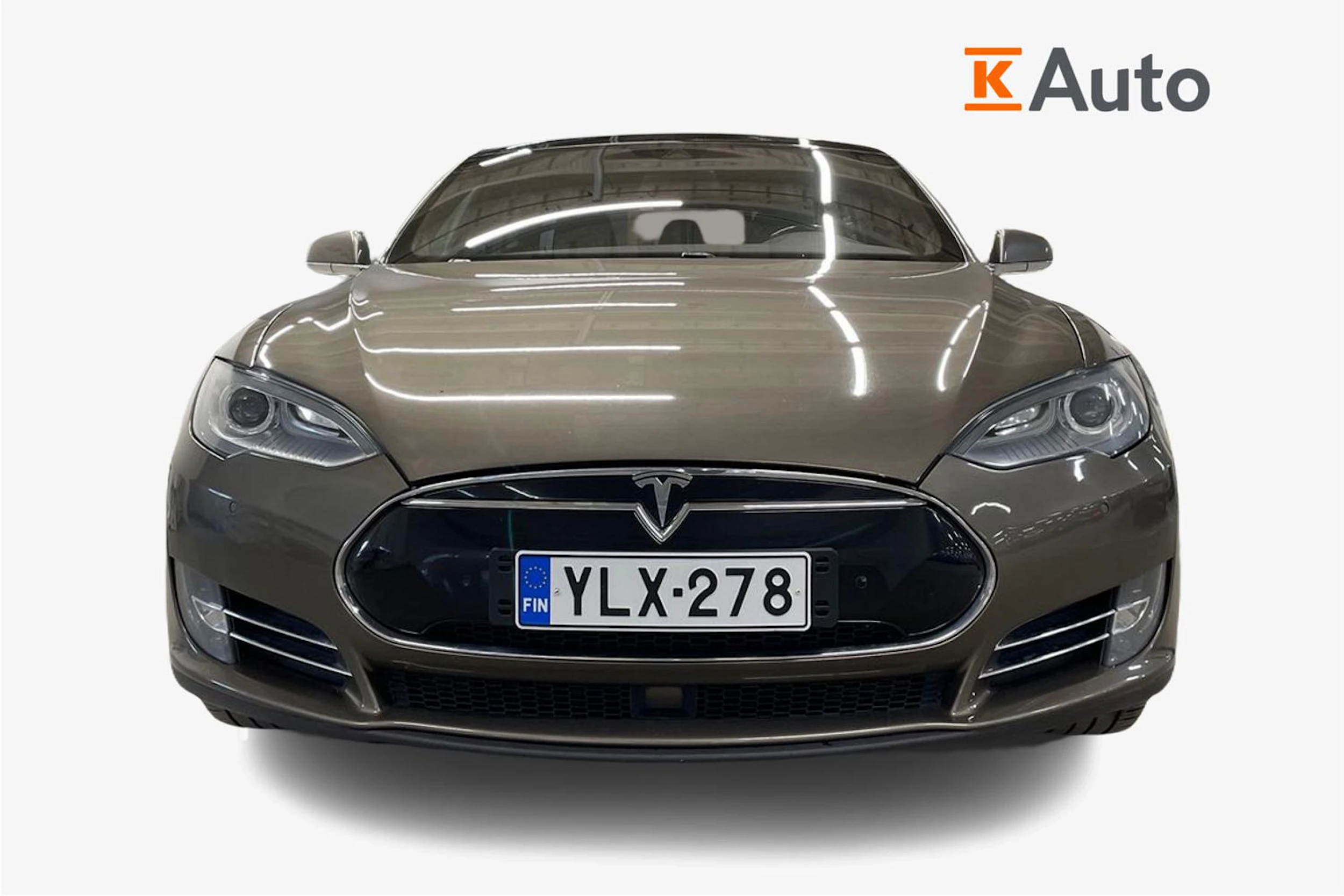 ruskea (beige) Tesla Model S 2016 kuva 4.