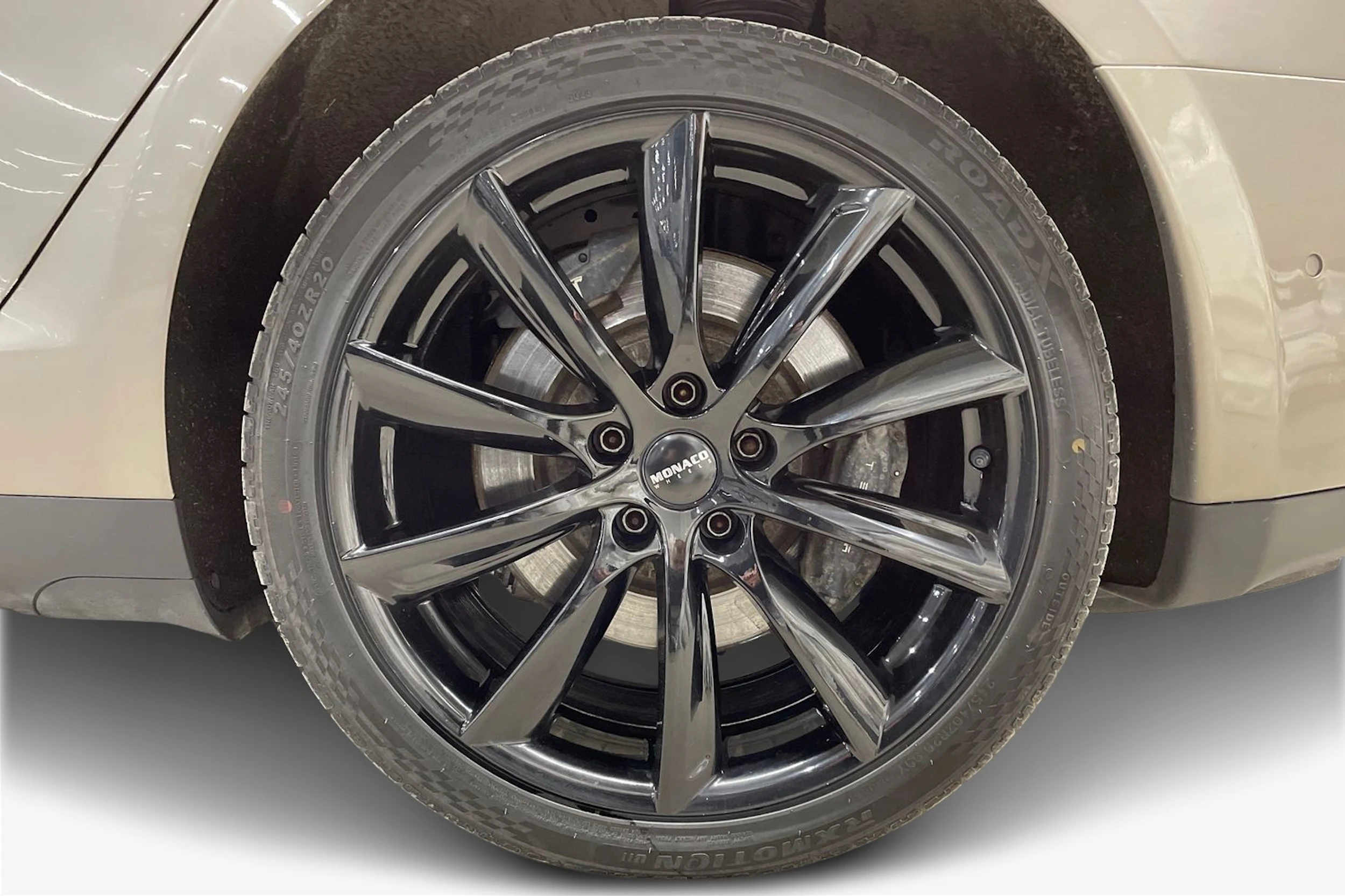 ruskea (beige) Tesla Model S 2016 kuva 9.