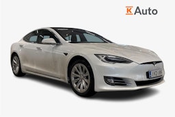 valkoinen Tesla Model S 2017 kuva 1.