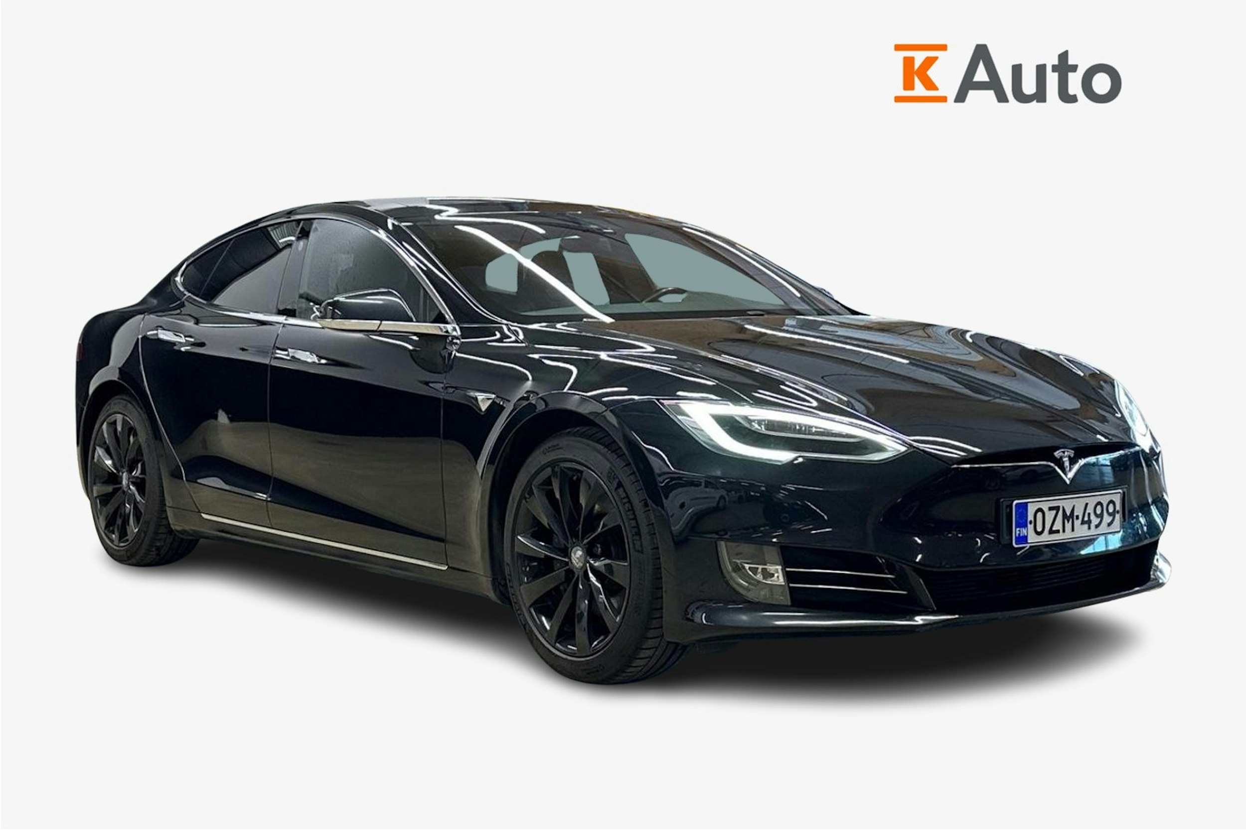 musta Tesla Model S 2017 kuva 1.