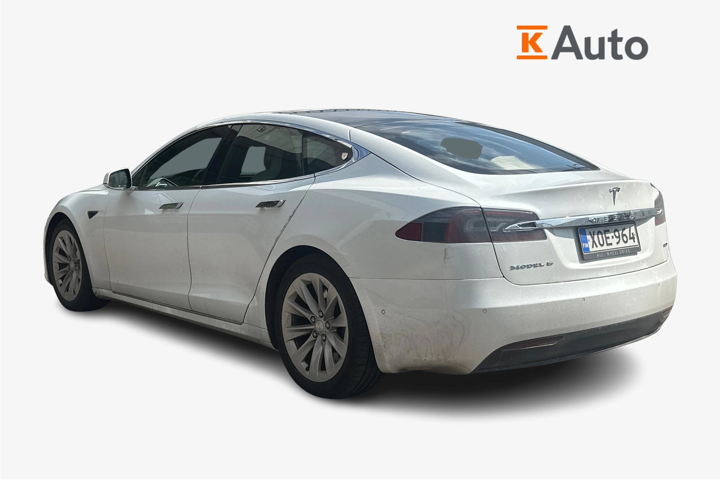 valkoinen Tesla Model S 2017 kuva 2.