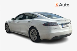 valkoinen Tesla Model S 2017 kuva 2.