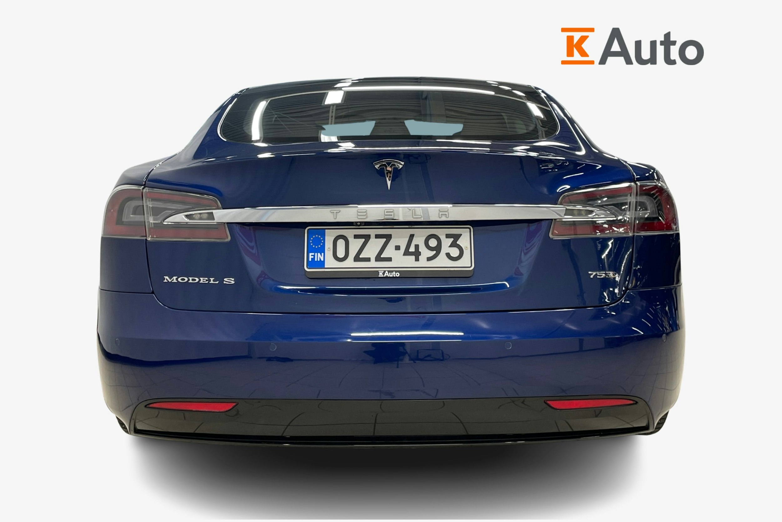 Sininen Tesla Model S 2018 kuva 3.