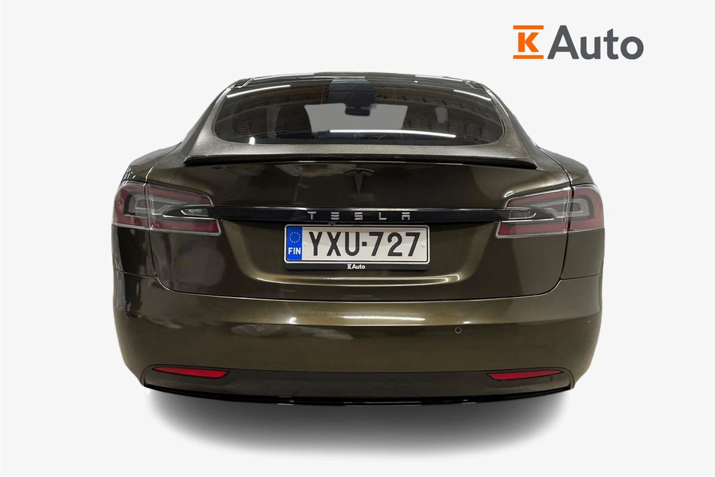 Ruskea (beige) Tesla Model S 2018 kuva 3.