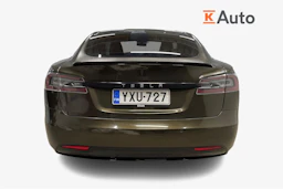 Ruskea (beige) Tesla Model S 2018 kuva 3.