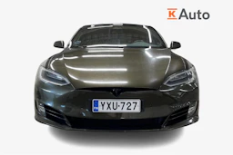 Ruskea (beige) Tesla Model S 2018 kuva 4.