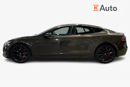 Ruskea (beige) Tesla Model S 2018 kuva 5.