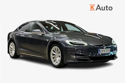 harmaa Tesla Model S 2019 kuva 1.