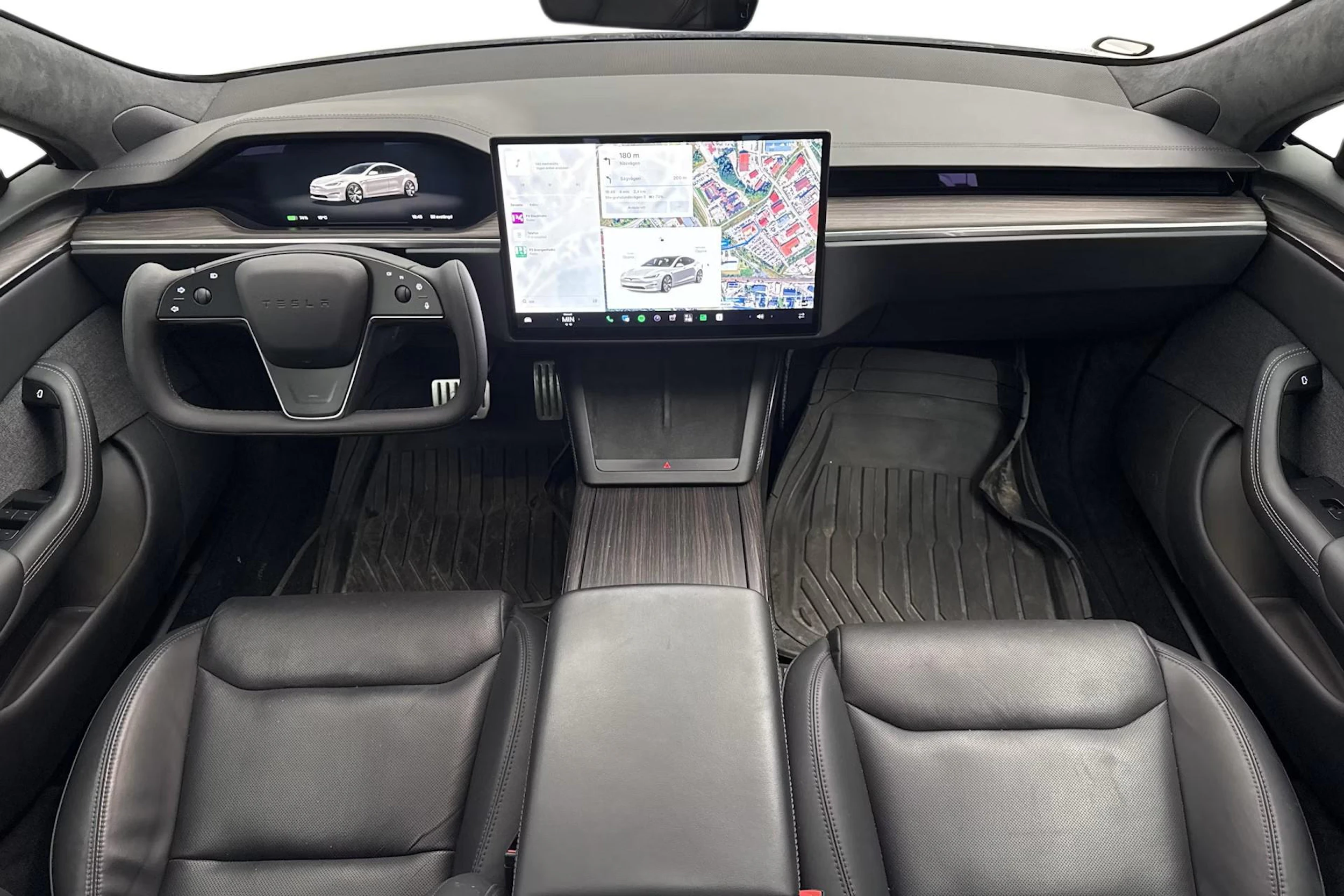 met. valkoinen Tesla Model S 2023 kuva 3.