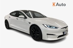 valkoinen Tesla Model S 2023 kuva 1.