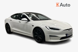 valkoinen Tesla Model S 2023 kuva 1.