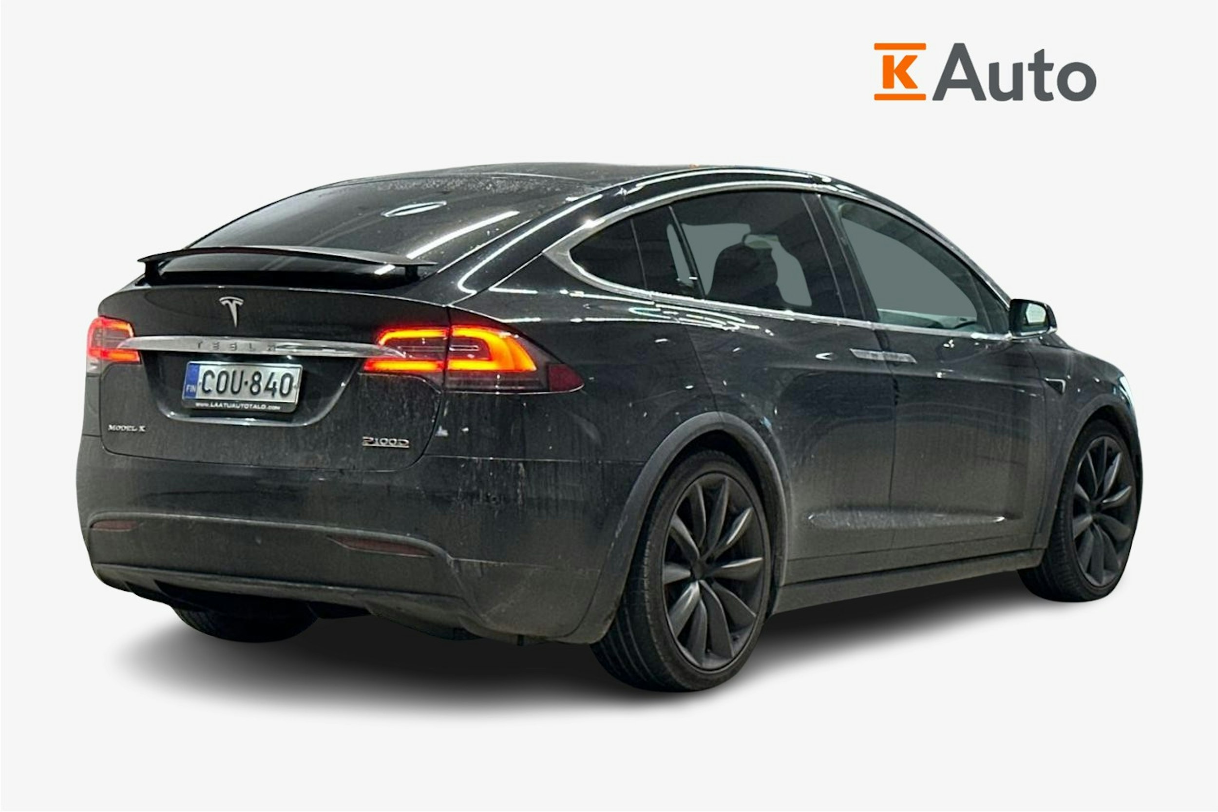 musta Tesla Model X 2017 kuva 2.