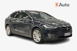 musta Tesla Model X 2017 kuva 1.