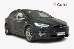 musta Tesla Model X 2018 kuva 1.