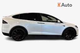 valkoinen Tesla Model X 2020 kuva 6.
