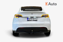 valkoinen Tesla Model Y 2021 kuva 3.
