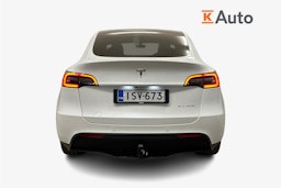 valkoinen Tesla Model Y 2021 kuva 3.
