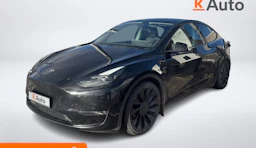 musta Tesla Model Y 2022 kuva 1.