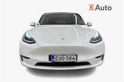 Valkoinen Tesla Model Y 2022 kuva 5.