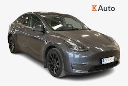 harmaa Tesla Model Y 2022 kuva 1.