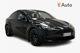 musta Tesla Model Y 2022 kuva 1.