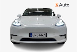 valkoinen Tesla Model Y 2022 kuva 5.