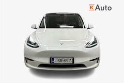 valkoinen Tesla Model Y 2022 kuva 5.