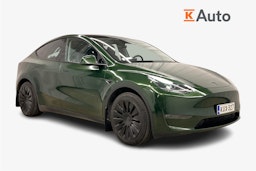 Sininen Tesla Model Y 2022 kuva 1.