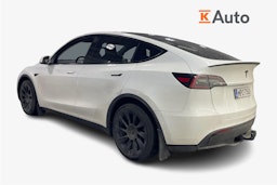 valkoinen Tesla Model Y 2022 kuva 2.