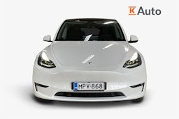 Valkoinen Tesla Model Y 2022 kuva 5.