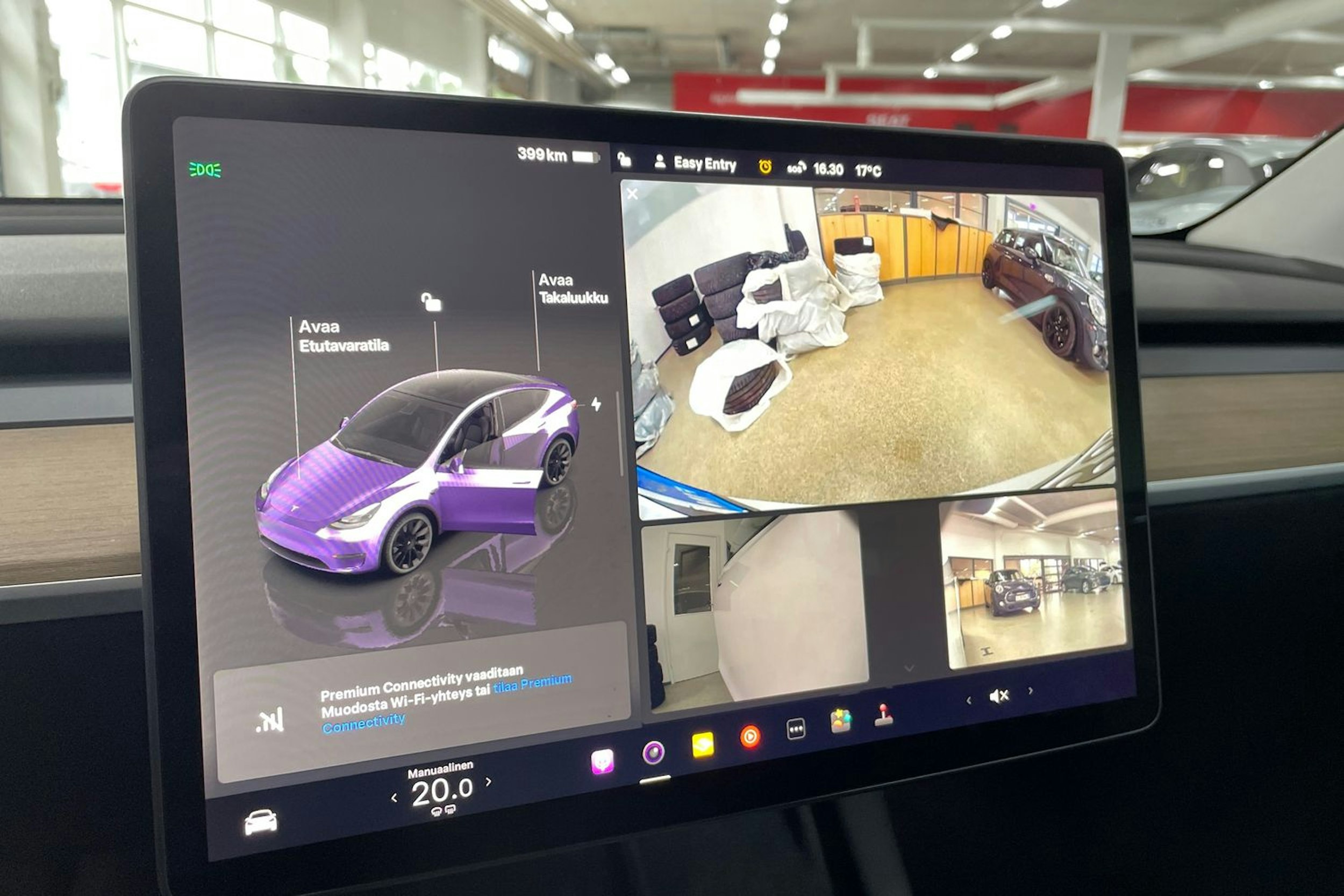 Valkoinen Tesla Model Y 2022 kuva 16.