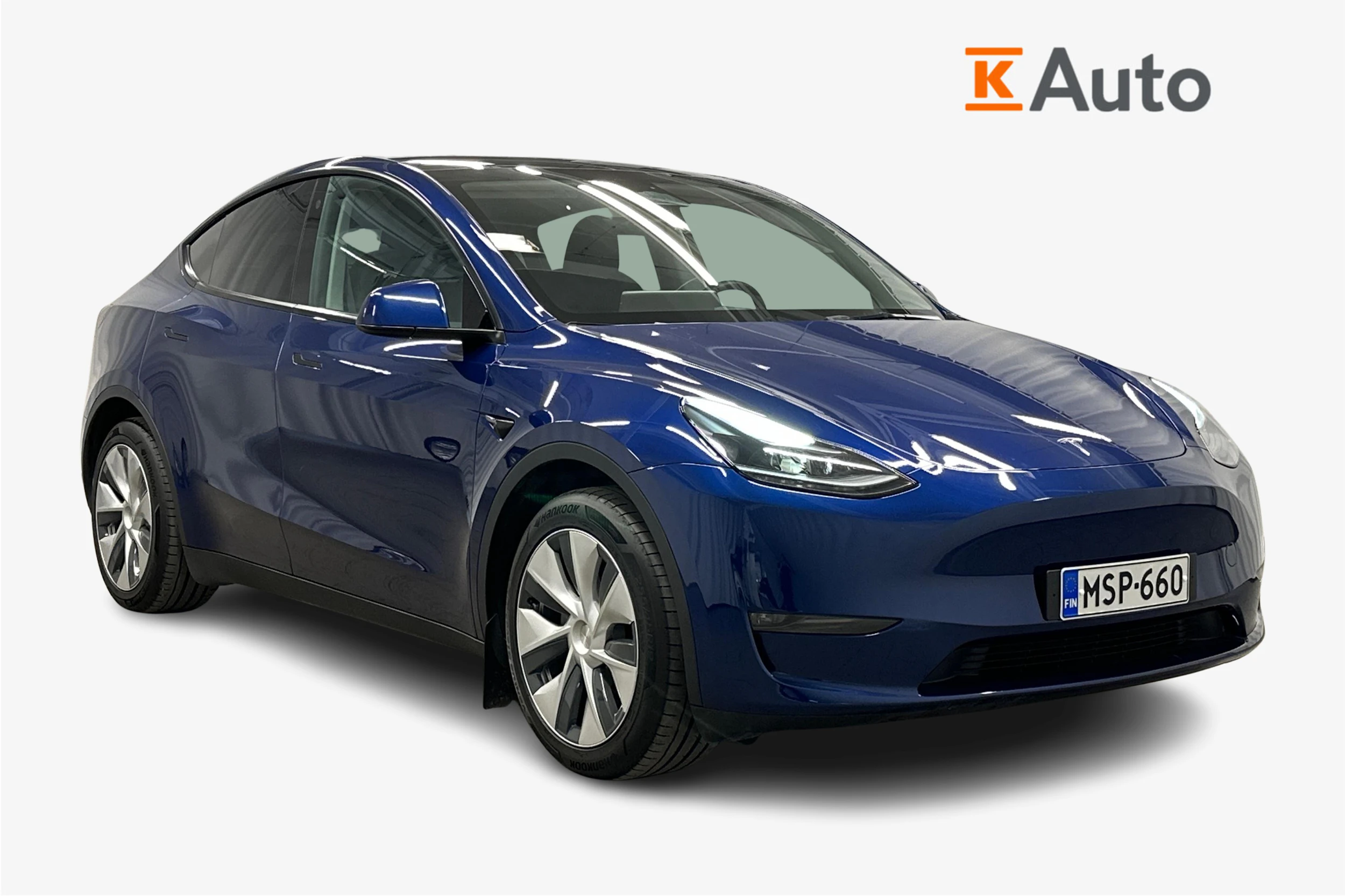 sininen Tesla Model Y 2022 kuva 1.