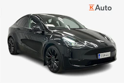 musta Tesla Model Y 2022 kuva 1.